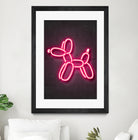 Balloon dog by Octavian Mihai Mielu on GIANT ART - pink 3d art