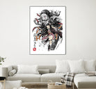 Demon Nezuko sumi-e by Antonio Camarena on GIANT ART - white digital painting