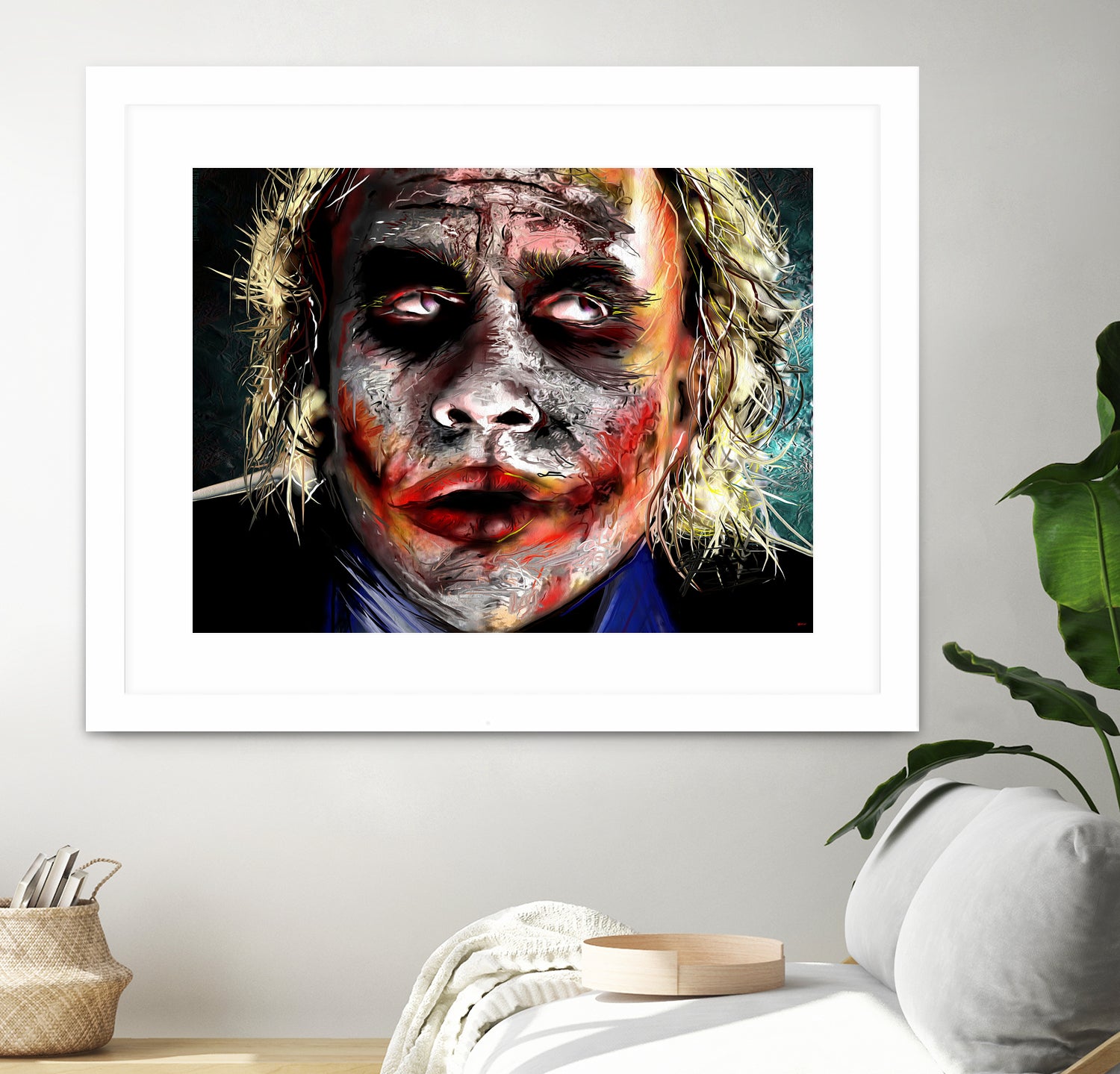 The Joker Painted by Daniel Janda on GIANT ART - green digital painting