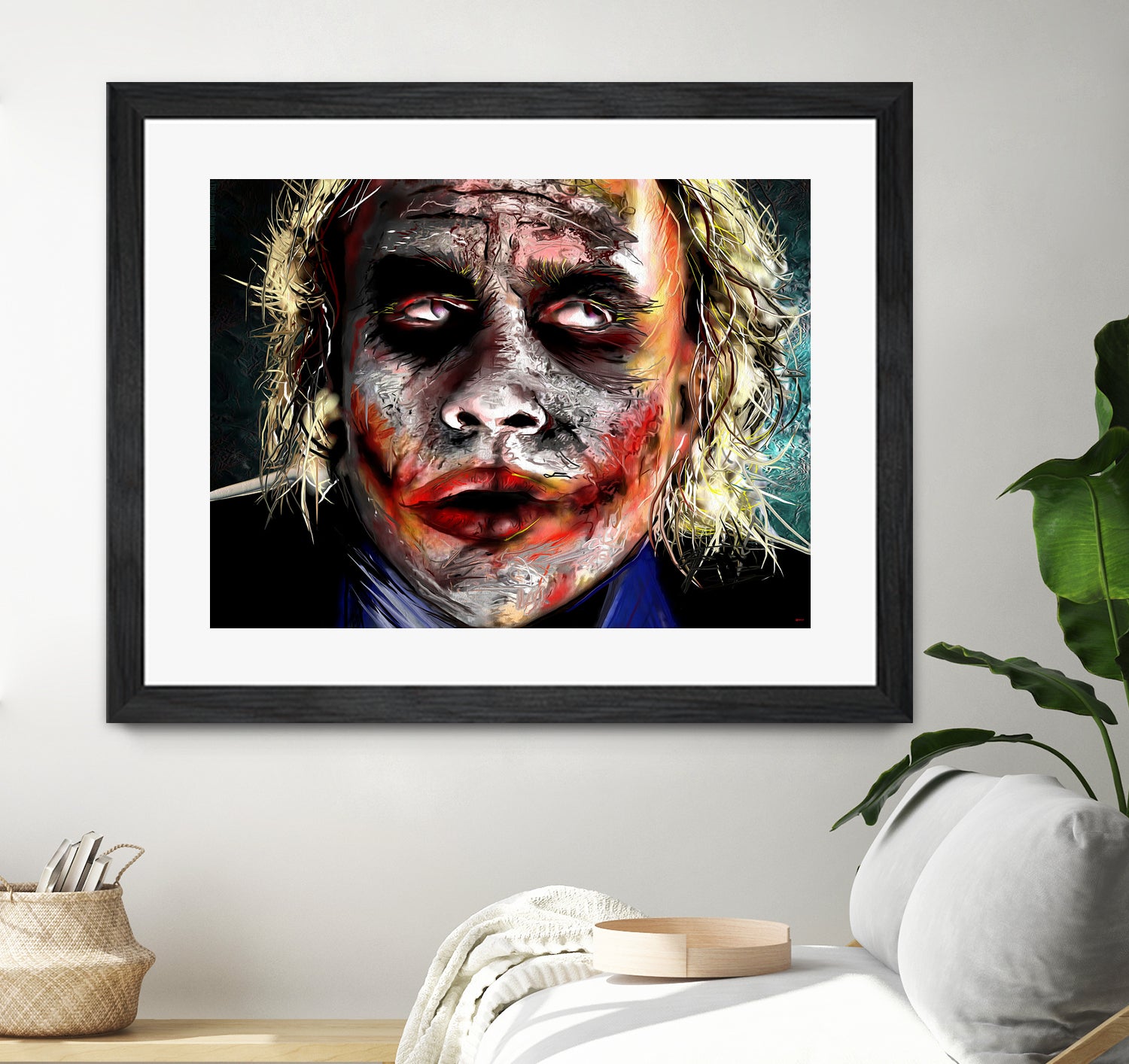 The Joker Painted by Daniel Janda on GIANT ART - green digital painting