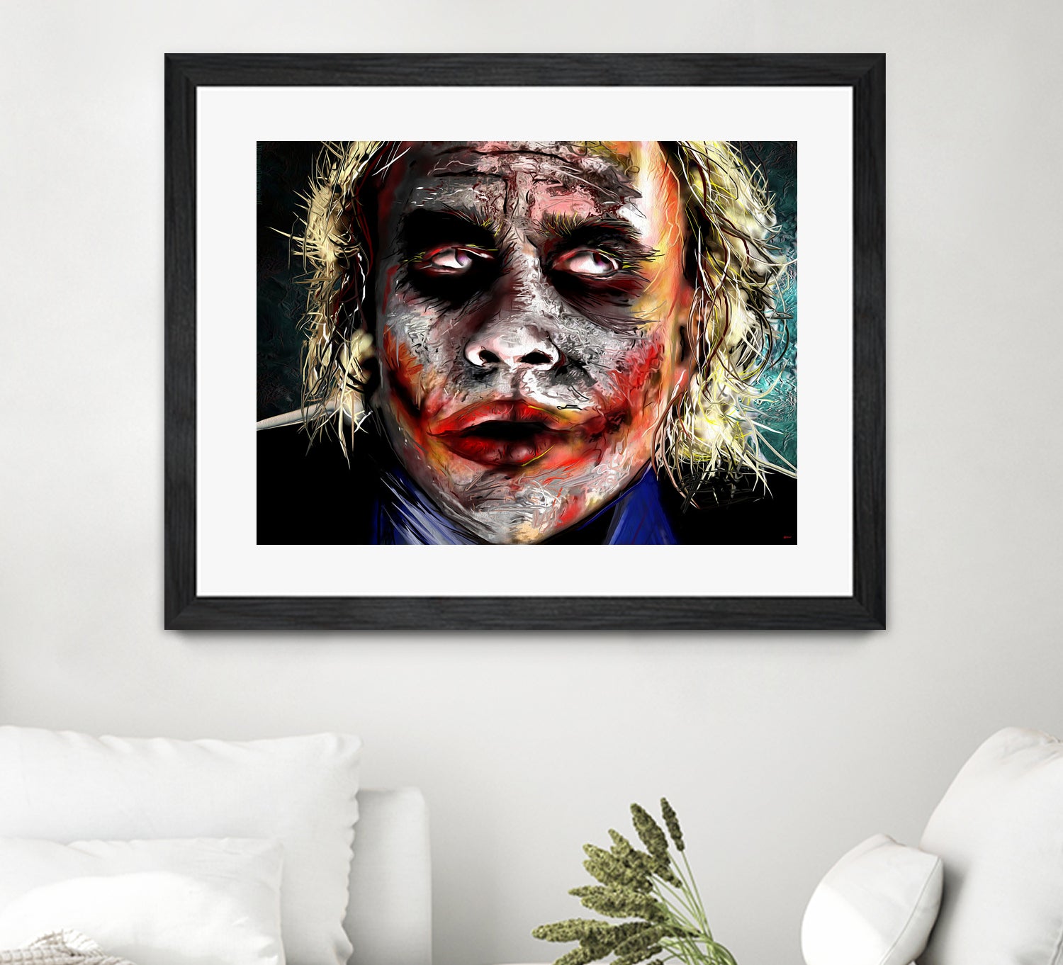 The Joker Painted by Daniel Janda on GIANT ART - green digital painting