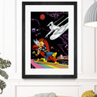 Marvel: Thor vs The Silver Surfer by Dan Avenell on GIANT ART - black digital painting