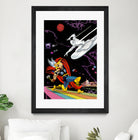 Marvel: Thor vs The Silver Surfer by Dan Avenell on GIANT ART - black digital painting