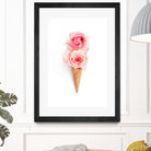 Two scoops by Olivia Lorot on GIANT ART - pink photo illustration