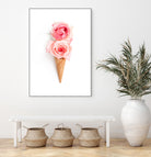 Two scoops by Olivia Lorot on GIANT ART - pink photo illustration