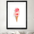 Two scoops by Olivia Lorot on GIANT ART - pink photo illustration