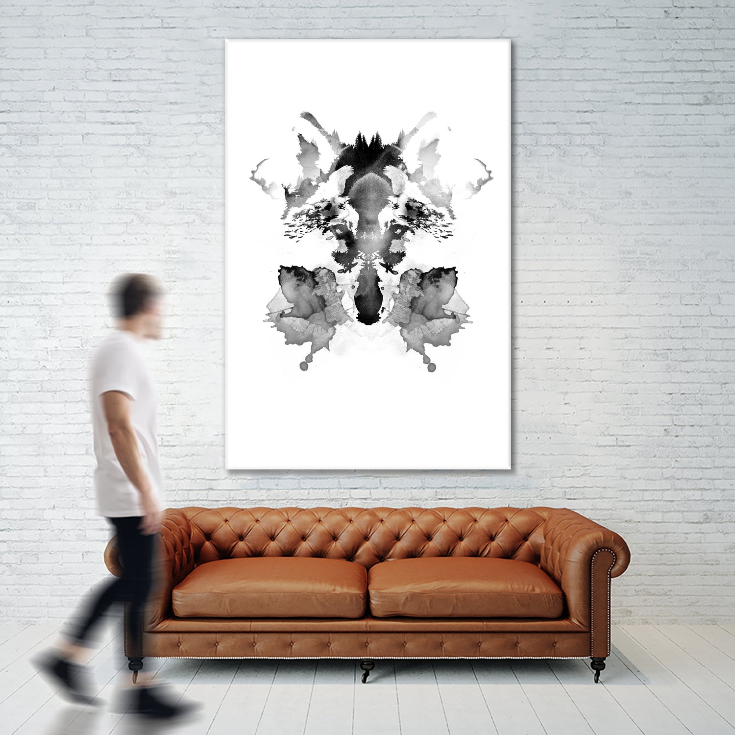 rorschach by Robert Farkas on GIANT ART - black digital painting