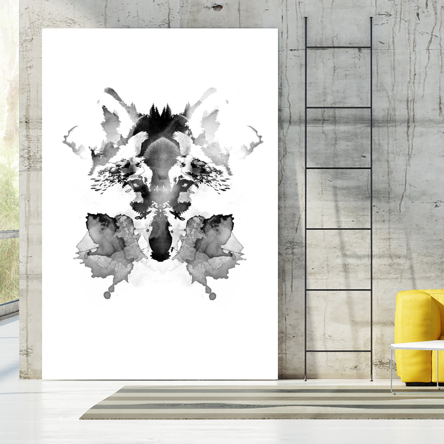 rorschach by Robert Farkas on GIANT ART - black digital painting