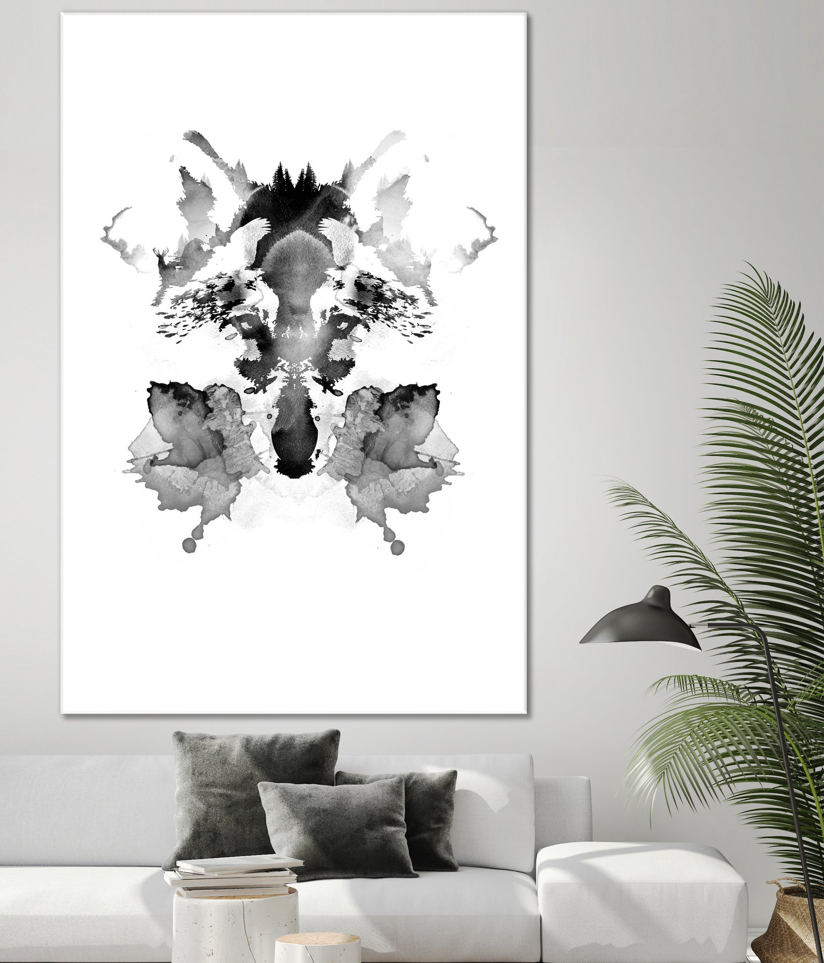 rorschach by Robert Farkas on GIANT ART - black digital painting