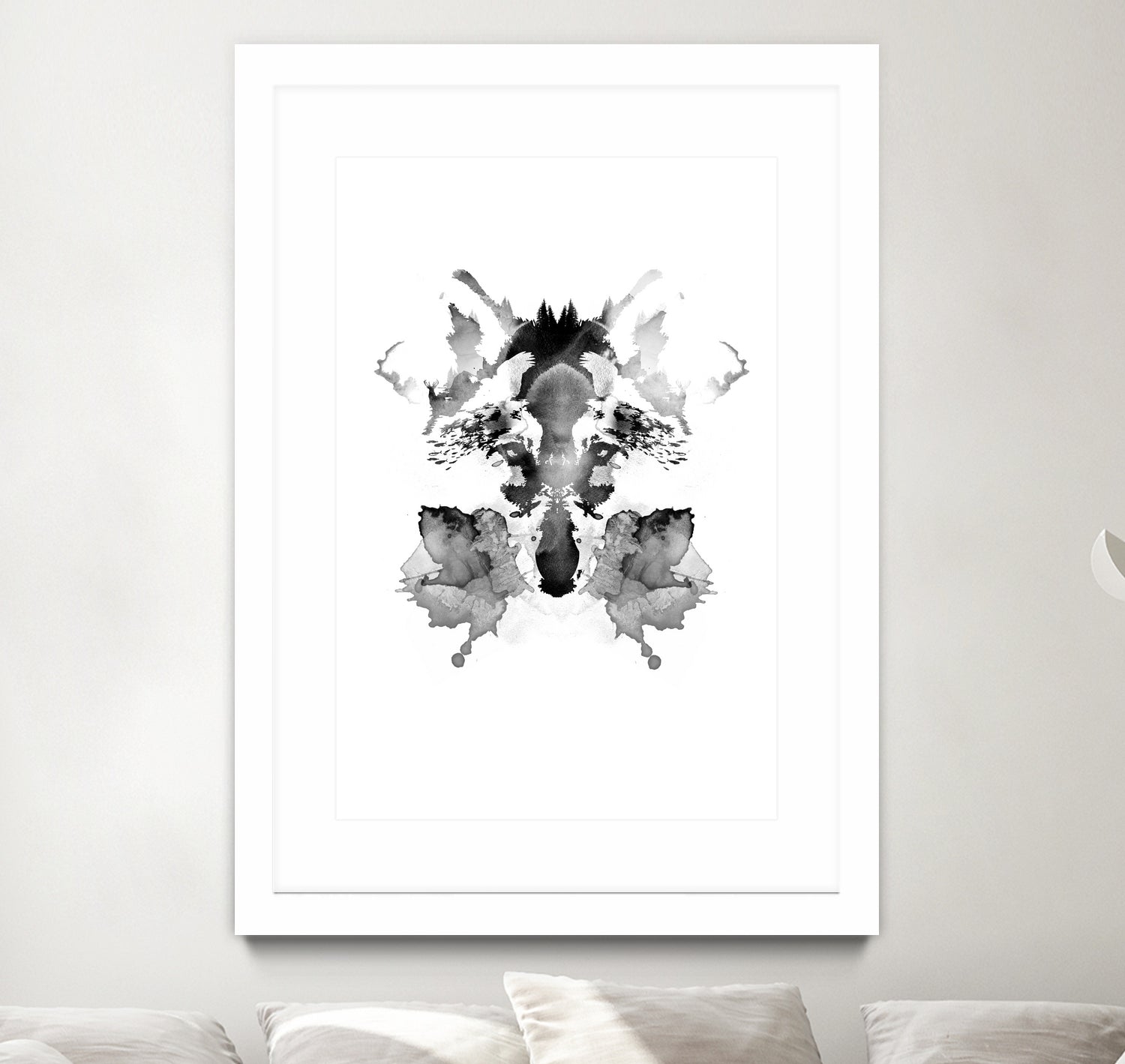 rorschach by Robert Farkas on GIANT ART - black digital painting