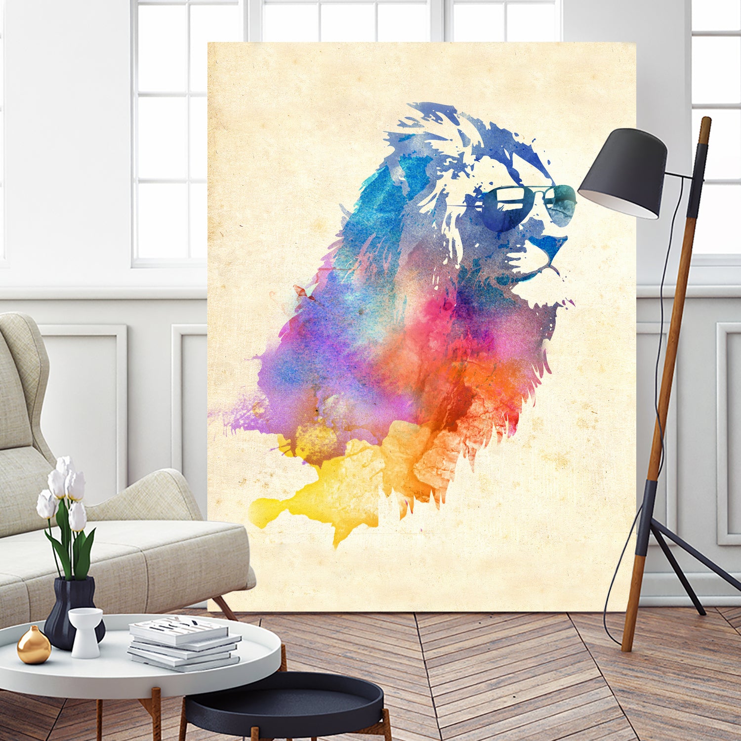 Sunny Leo by Robert Farkas on GIANT ART - red digital painting