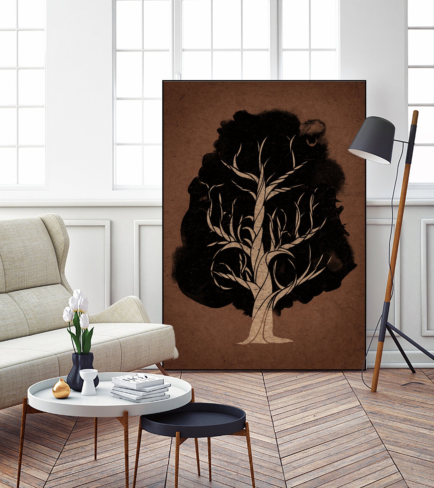 Let the tree grow by Robert Farkas on GIANT ART - black digital painting