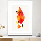 Punk bird by Robert Farkas on GIANT ART - red digital painting