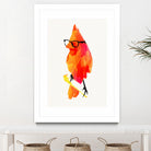 Punk bird by Robert Farkas on GIANT ART - red digital painting