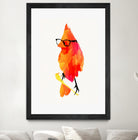 Punk bird by Robert Farkas on GIANT ART - red digital painting