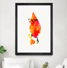 Punk bird by Robert Farkas on GIANT ART - red digital painting