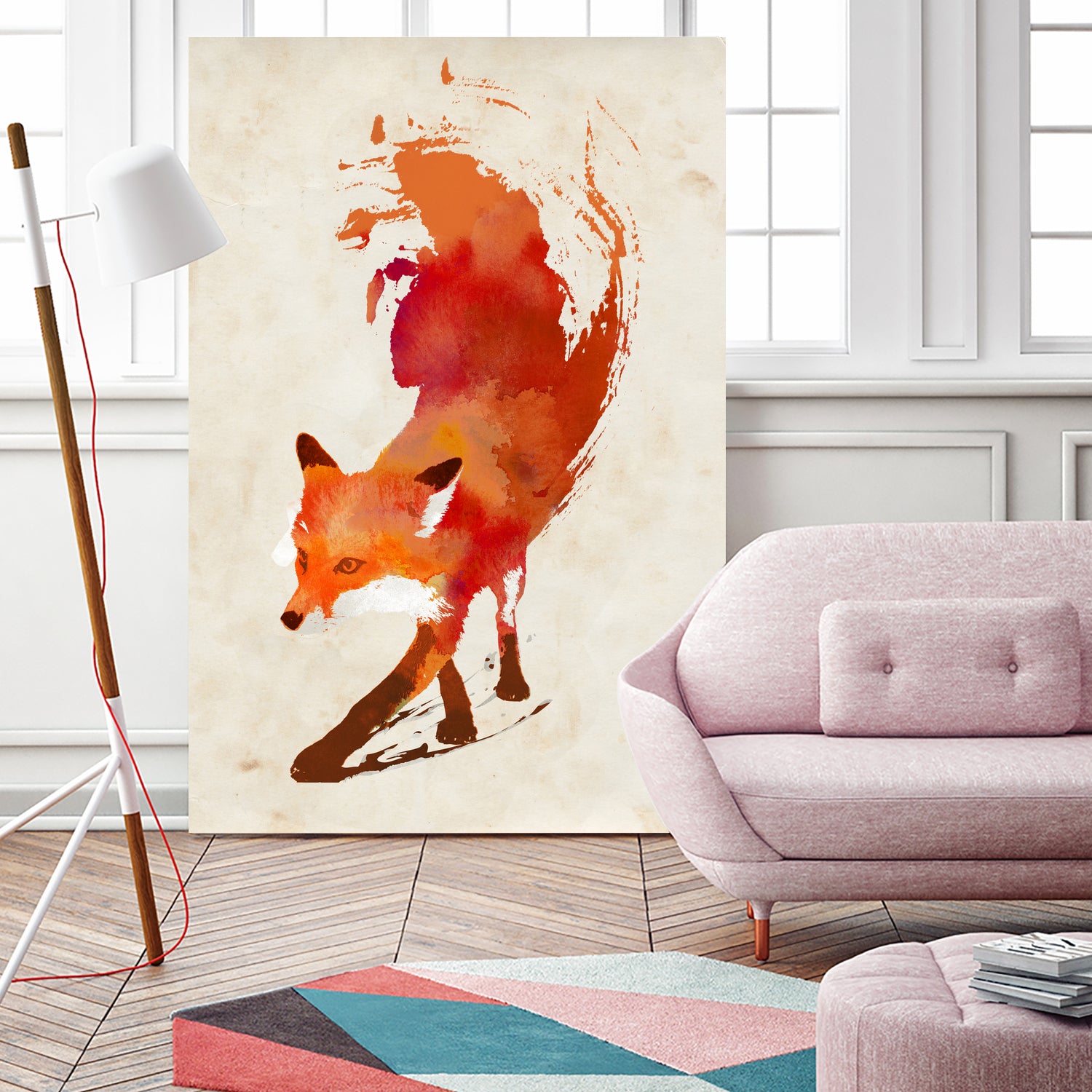 Vulpes Vulpes by Robert Farkas on GIANT ART - red digital painting