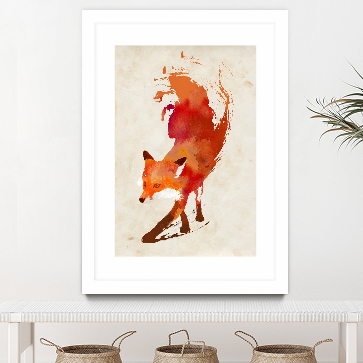 Vulpes Vulpes by Robert Farkas on GIANT ART - red digital painting