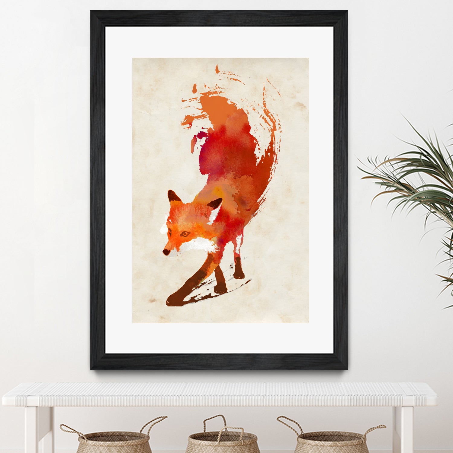 Vulpes Vulpes by Robert Farkas on GIANT ART - red digital painting