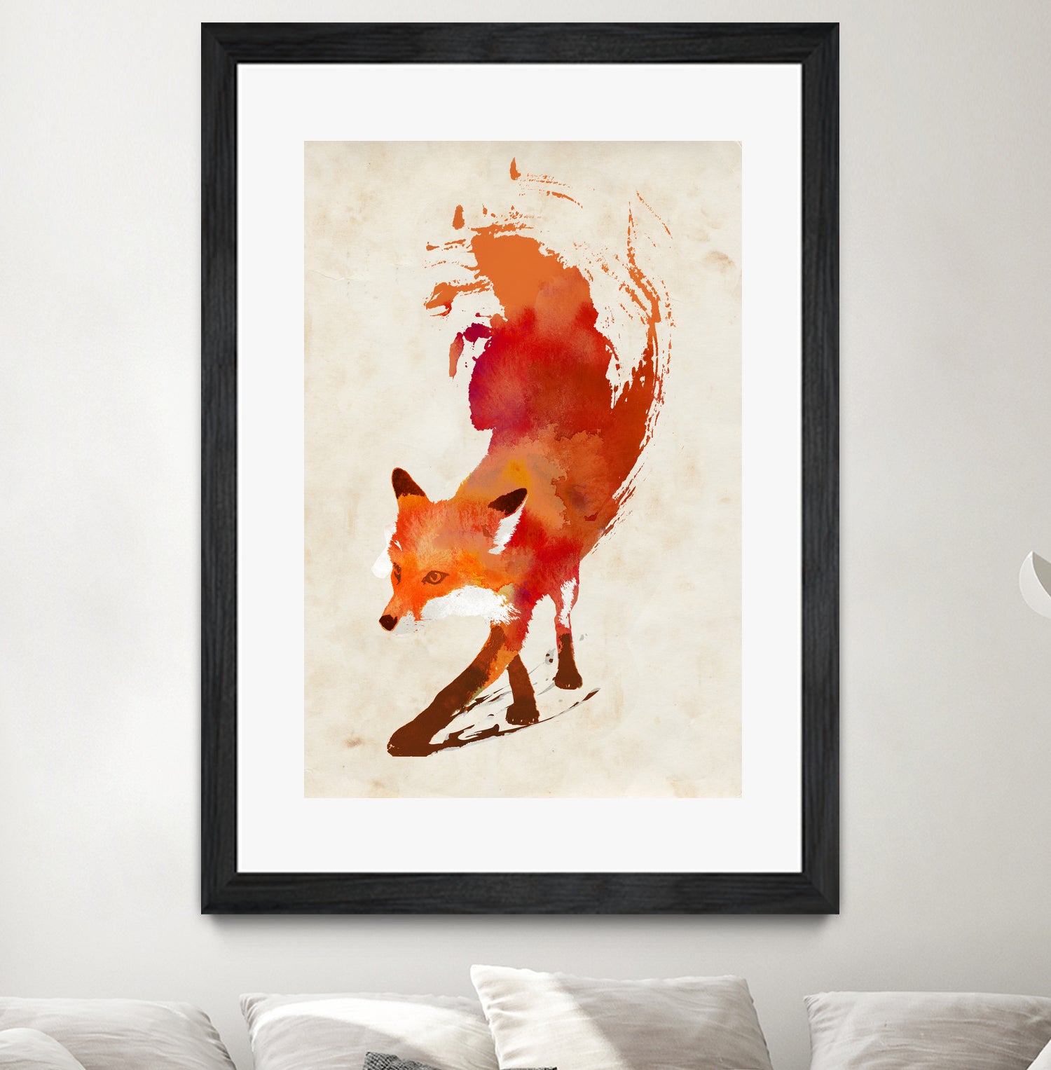 Vulpes Vulpes by Robert Farkas on GIANT ART - red digital painting