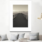 Pier to Horizon by Konstantin Sevostyanov on GIANT ART - gray photo illustration