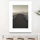 Pier to Horizon by Konstantin Sevostyanov on GIANT ART - gray photo illustration