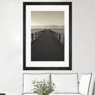 Pier to Horizon by Konstantin Sevostyanov on GIANT ART - gray photo illustration