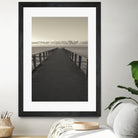 Pier to Horizon by Konstantin Sevostyanov on GIANT ART - gray photo illustration