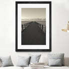 Pier to Horizon by Konstantin Sevostyanov on GIANT ART - gray photo illustration