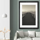 Pier to Horizon by Konstantin Sevostyanov on GIANT ART - gray photo illustration