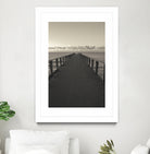 Pier to Horizon by Konstantin Sevostyanov on GIANT ART - gray photo illustration