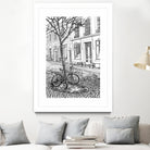 Aachen Bike by Evgenii Sarychev on GIANT ART - black photo illustration