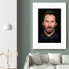 Keanu Reeves by Yana Mulyadi on GIANT ART - black digital drawing