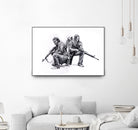 Walking dead by Maurice Pierse on GIANT ART - white digital drawing