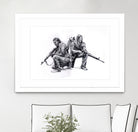 Walking dead by Maurice Pierse on GIANT ART - white digital drawing