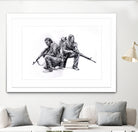 Walking dead by Maurice Pierse on GIANT ART - white digital drawing