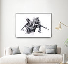 Walking dead by Maurice Pierse on GIANT ART - white digital drawing