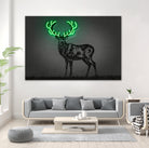 Deer by Octavian Mihai Mielu on GIANT ART - green digital drawing