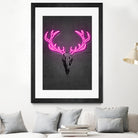 Deer skull by Octavian Mihai Mielu on GIANT ART - pink digital drawing