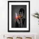 Audrey by Octavian Mihai Mielu on GIANT ART - orange digital drawing