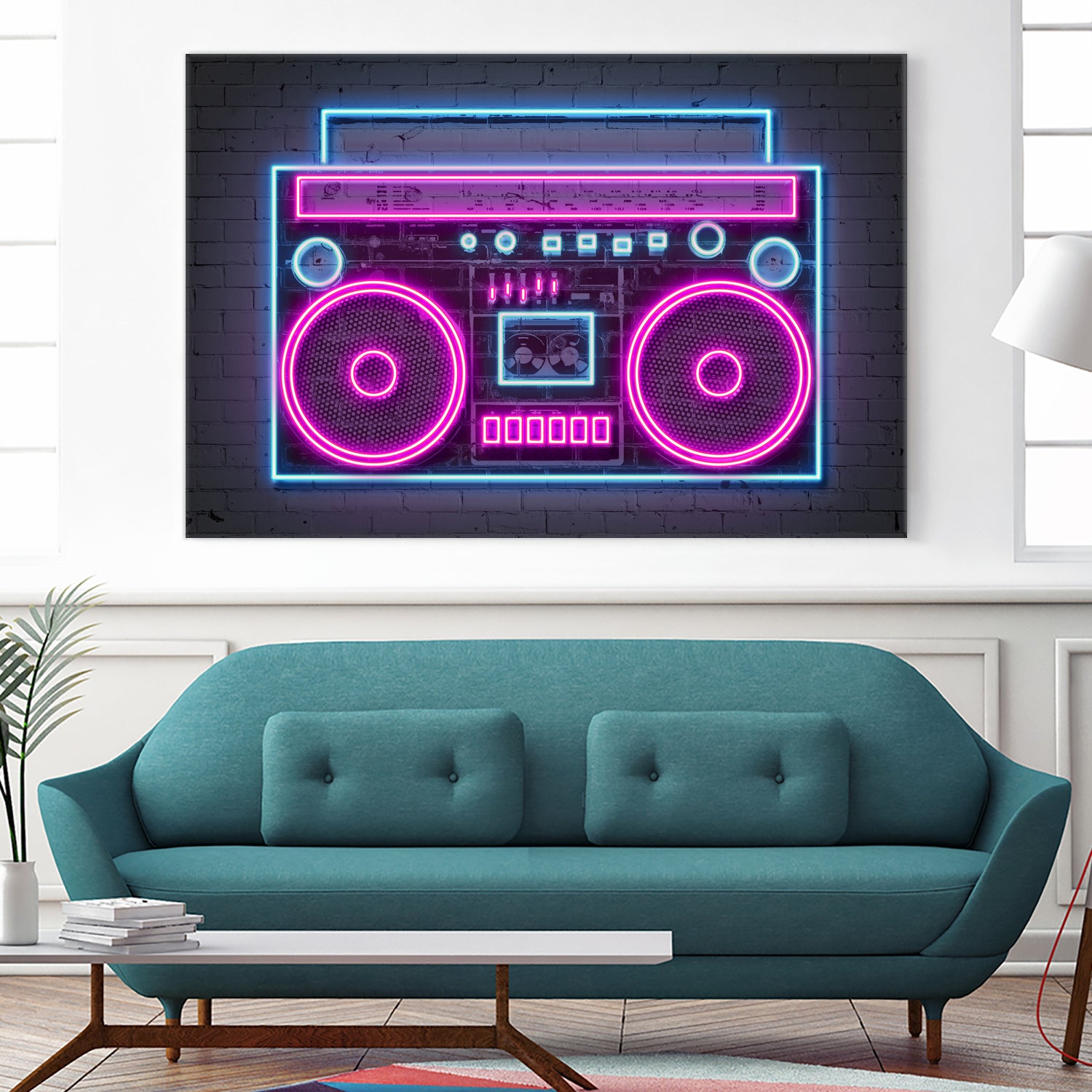 Boom Box by Octavian Mihai Mielu on GIANT ART - pink digital drawing