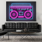 Boom Box by Octavian Mihai Mielu on GIANT ART - pink digital drawing