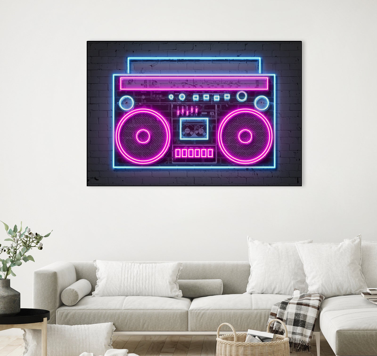 Boom Box by Octavian Mihai Mielu on GIANT ART - pink digital drawing