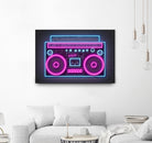 Boom Box by Octavian Mihai Mielu on GIANT ART - pink digital drawing