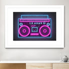 Boom Box by Octavian Mihai Mielu on GIANT ART - pink digital drawing