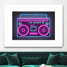 Boom Box by Octavian Mihai Mielu on GIANT ART - pink digital drawing