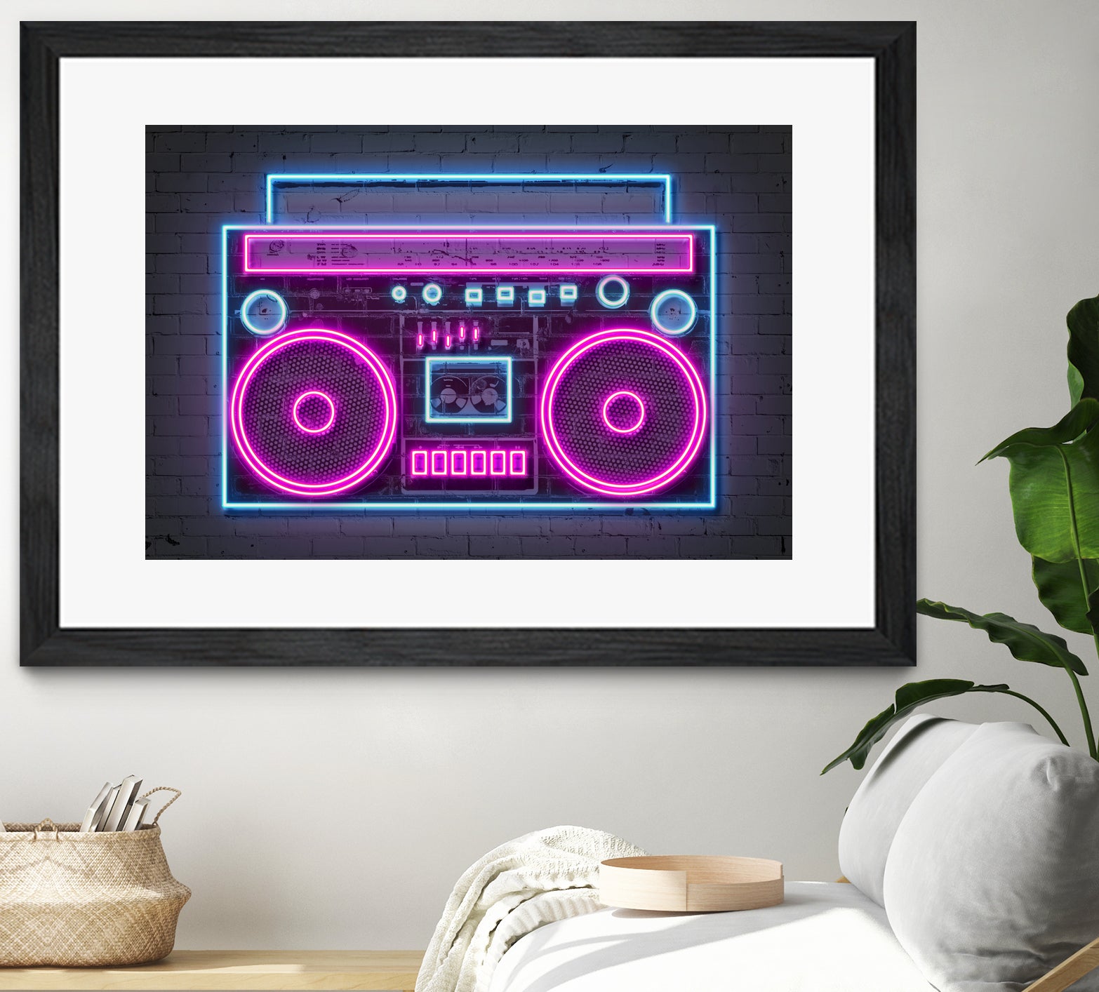 Boom Box by Octavian Mihai Mielu on GIANT ART - pink digital drawing