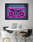 Boom Box by Octavian Mihai Mielu on GIANT ART - pink digital drawing