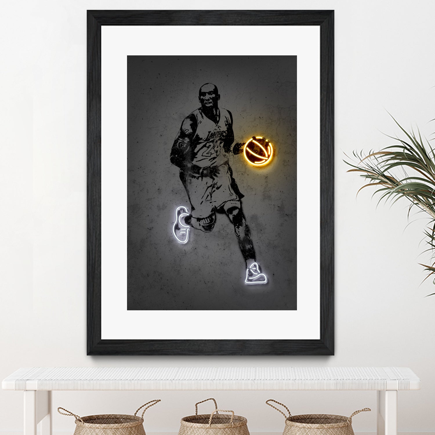 Kobe by Octavian Mihai Mielu on GIANT ART - yellow digital drawing