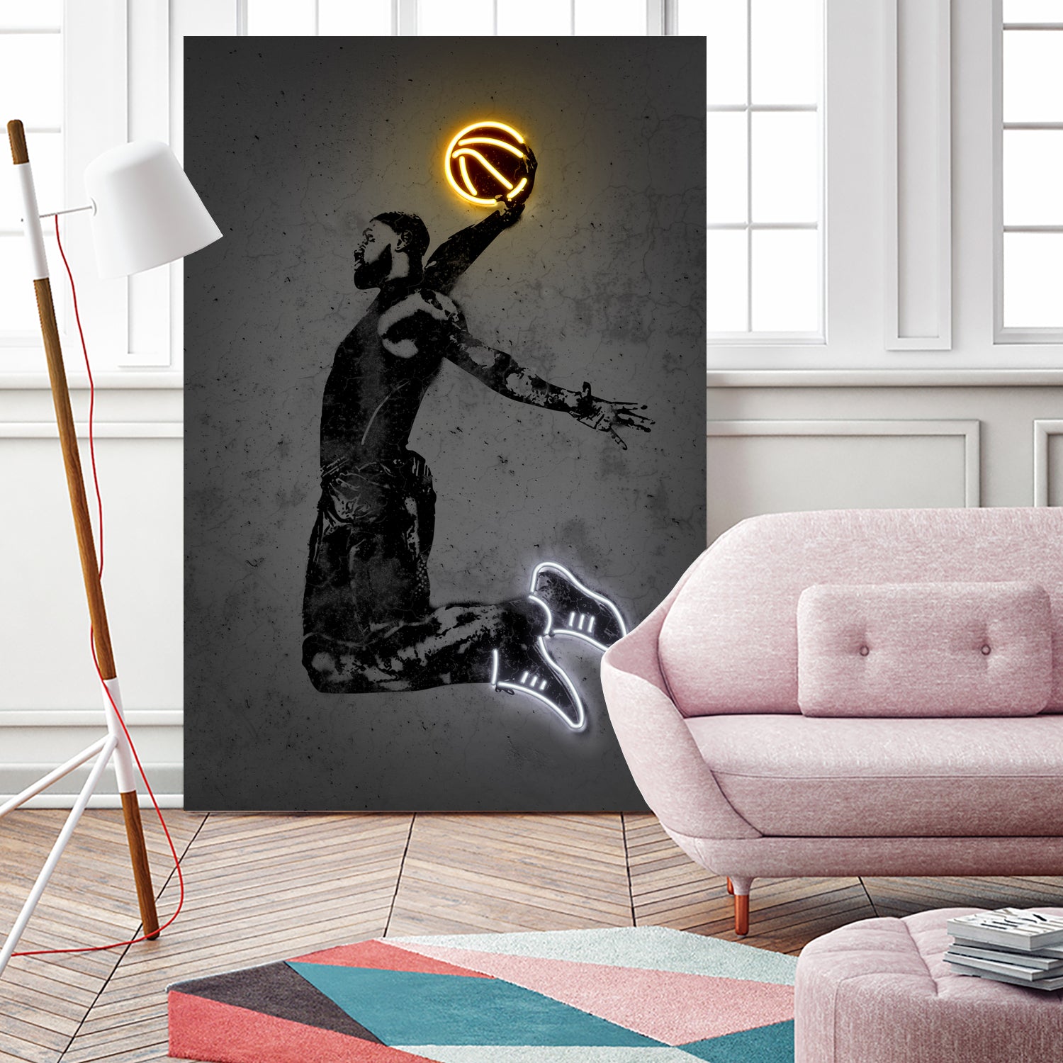 LeBron by Octavian Mihai Mielu on GIANT ART - yellow digital drawing